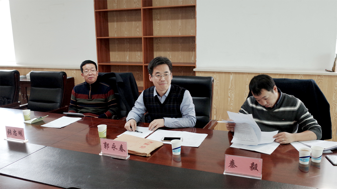 专家听取汇报